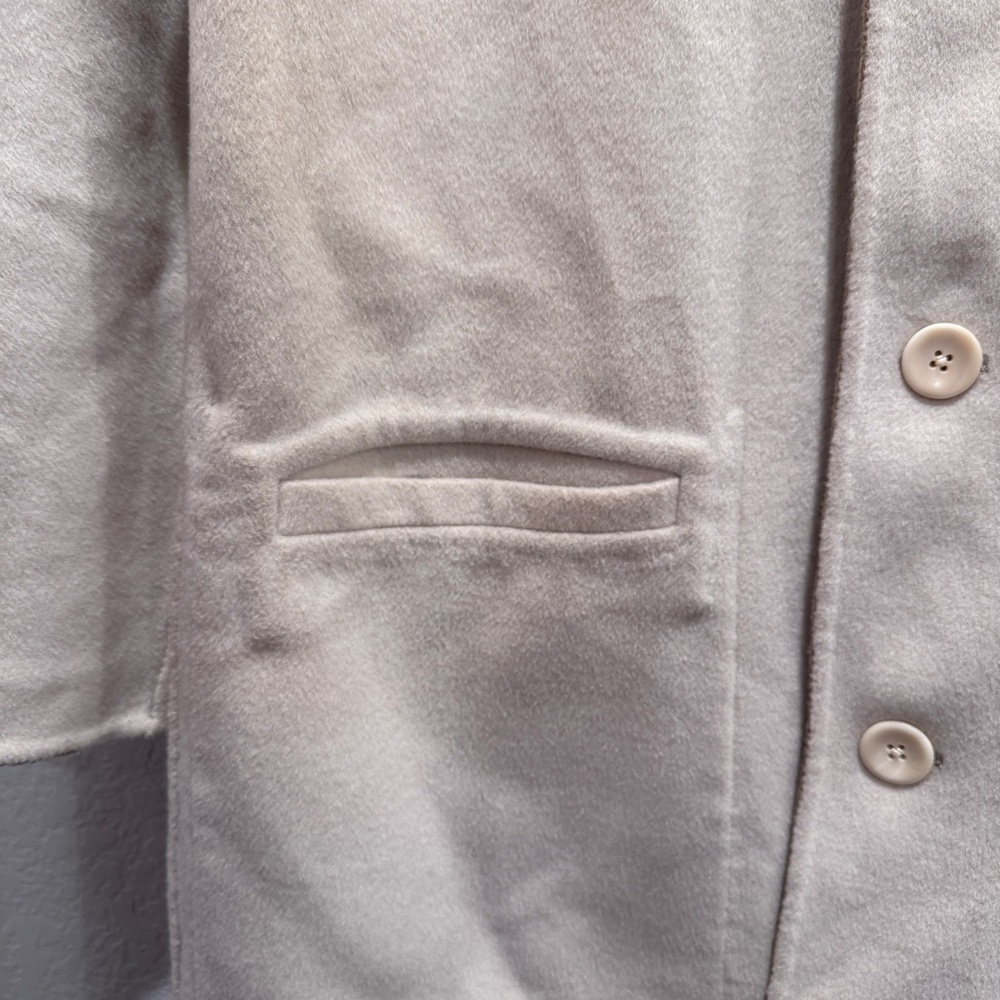 NWT Proenza Schouler White Label Reversible Double Face Coat Wool Tan Ivory Sz M - Picture 15 of 16